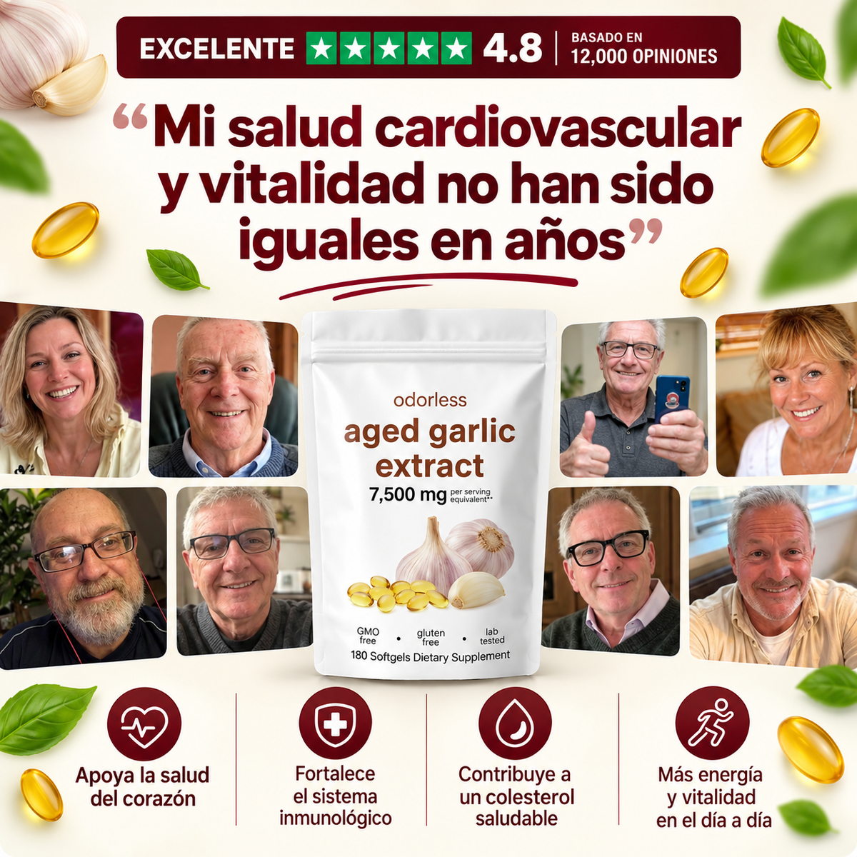 Salvini Labs - Odorless Aged Garlic