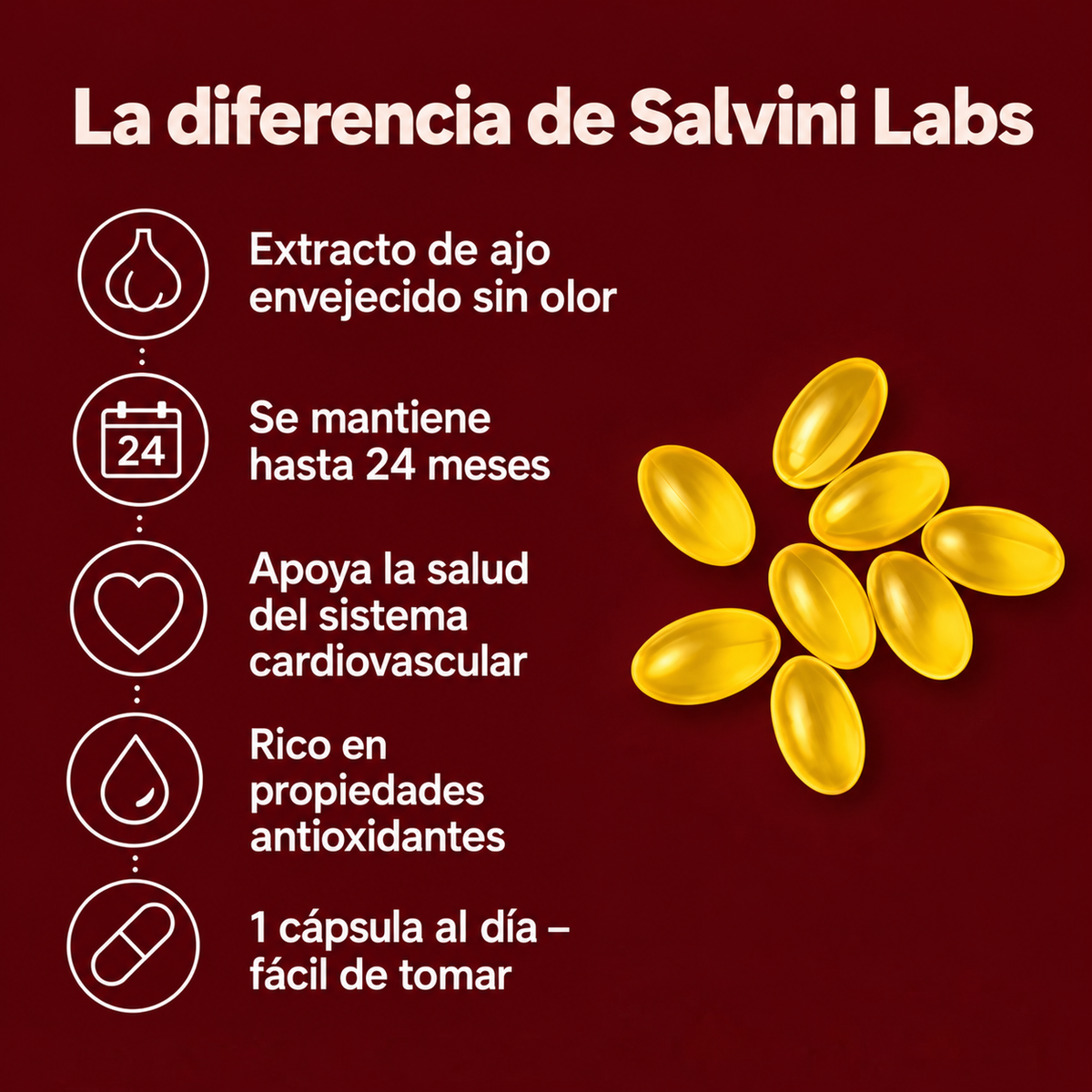 Salvini Labs - Odorless Aged Garlic
