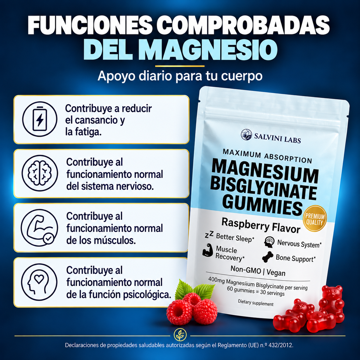 Salvini Labs - Magnesium Bisglycinate Gummies